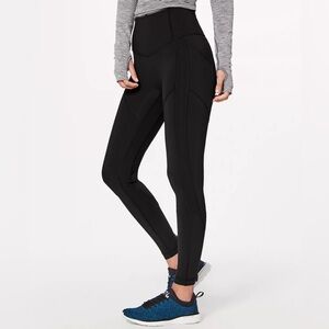 Lululemon | All The Right Places Activewear Leggings in Black w Pockets Size 6